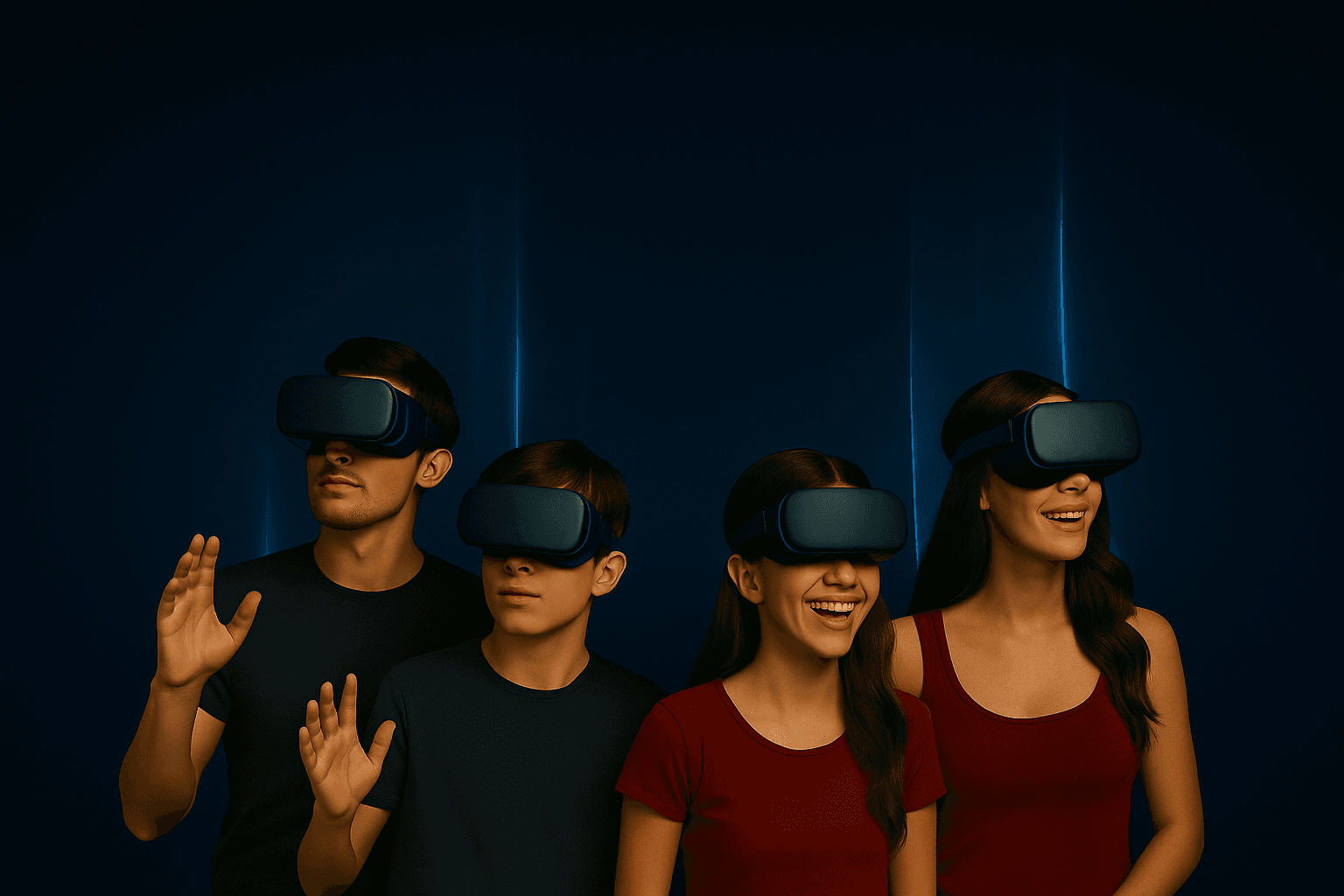 Familienausflug in die virtuelle Welt